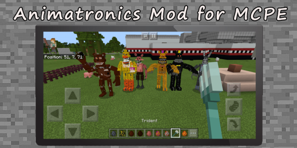 اسکرین شات بازی Animatronics Mod Minecraft 2