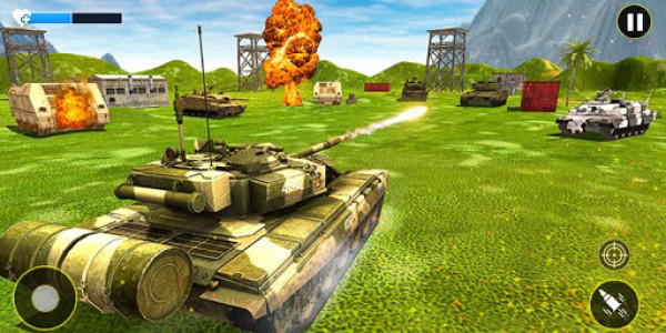 اسکرین شات بازی Tank vs Missile Fight-War Machines battle 4