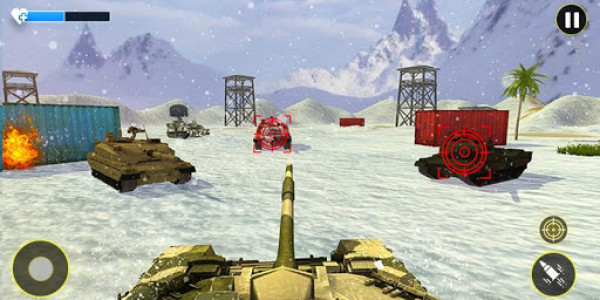 اسکرین شات بازی Tank vs Missile Fight-War Machines battle 2