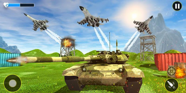 اسکرین شات بازی Tank vs Missile Fight-War Machines battle 1