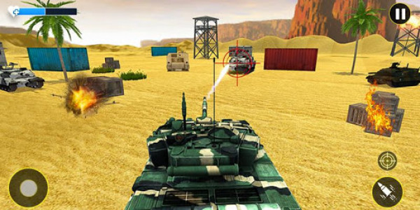 اسکرین شات بازی Tank vs Missile Fight-War Machines battle 3