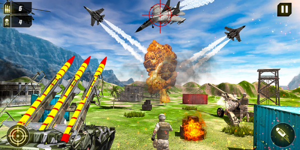 اسکرین شات بازی Military Missile: Sky Jet Game 5