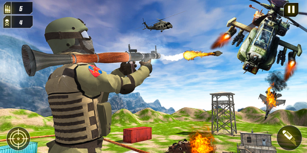 اسکرین شات بازی Military Missile: Sky Jet Game 3