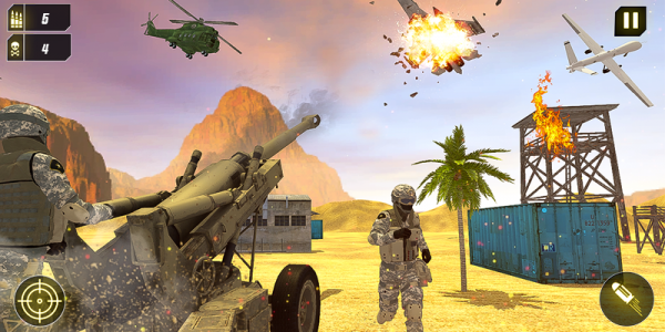 اسکرین شات بازی Military Missile: Sky Jet Game 1