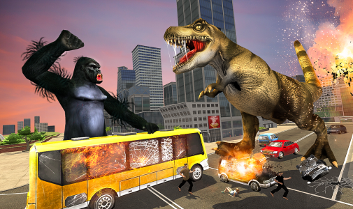 اسکرین شات بازی Dino Vs Kong Rampage Simulator 3