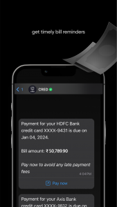 اسکرین شات برنامه CRED: UPI, Credit Cards, Bills 7