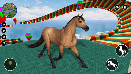 اسکرین شات بازی Superhero Horse Riding Game 3D 1