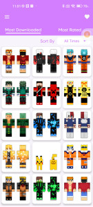 اسکرین شات 1 برنامه Anime Skin for Minecraft