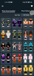 اسکرین شات 4 برنامه Anime Skin for Minecraft