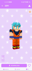 اسکرین شات 3 برنامه Anime Skin for Minecraft