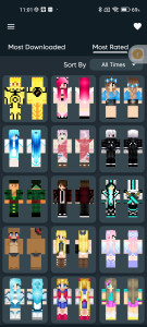 اسکرین شات 5 برنامه Anime Skin for Minecraft