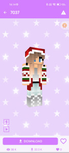 اسکرین شات 3 برنامه Girls Skin for Minecraft