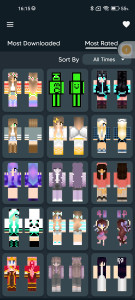 اسکرین شات 5 برنامه Girls Skin for Minecraft