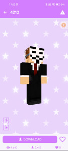 اسکرین شات 3 برنامه Hacker Skin for Minecraft