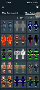 اسکرین شات 5 برنامه Mob Skin for Minecraft