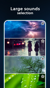 اسکرین شات 5 برنامه Rain Sounds: Relax and Sleep