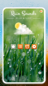اسکرین شات 1 برنامه Rain Sounds: Relax and Sleep