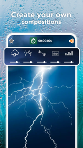 اسکرین شات 3 برنامه Rain Sounds: Relax and Sleep