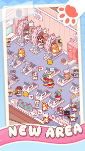 اسکرین شات 1 بازی Kitty Gym - Idle Cat Games