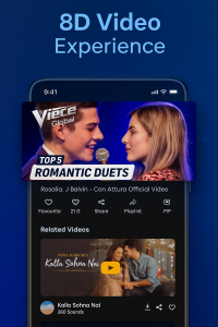اسکرین شات 4 برنامه 8D Music Player - Media Player