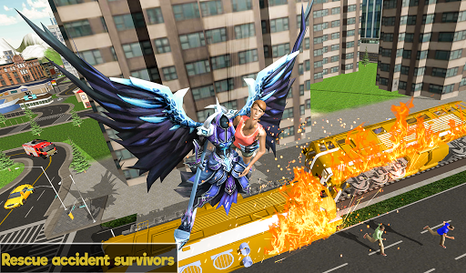 اسکرین شات بازی Flying Angel Superheroes Battle 2020 - Crime Time 7