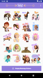 اسکرین شات برنامه DreamWorks TV Spirit Stickers 3