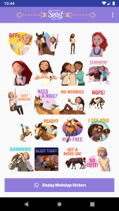 اسکرین شات برنامه DreamWorks TV Spirit Stickers 2