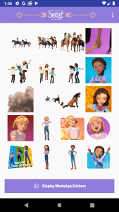 اسکرین شات برنامه DreamWorks TV Spirit Stickers 1