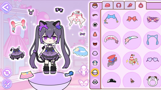 اسکرین شات 5 بازی Vlinder Gacha Dressup for Kids