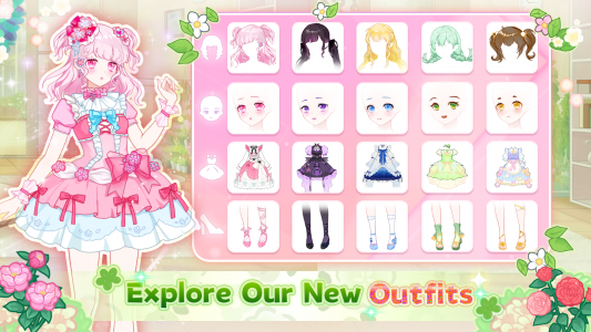 اسکرین شات 2 بازی Vlinder Garden Dress Princess