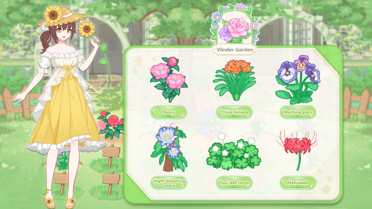 اسکرین شات بازی Vlinder Garden Dress Princess 1