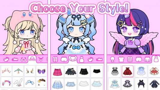 اسکرین شات 2 بازی Vlinder Doll: fashion stargirl