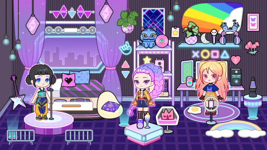 اسکرین شات 1 بازی Vlinder Doll: fashion stargirl