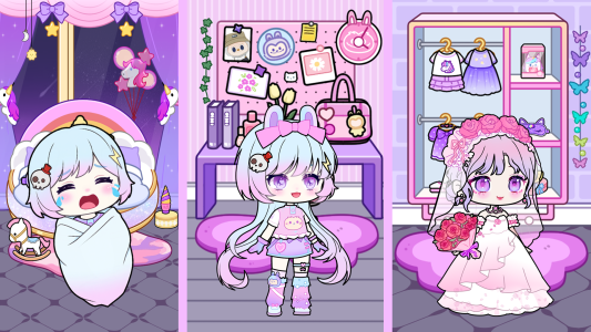 اسکرین شات 1 بازی Vlinder Doll: fashion stargirl