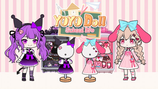 اسکرین شات بازی YOYO Doll School life Dress up 2