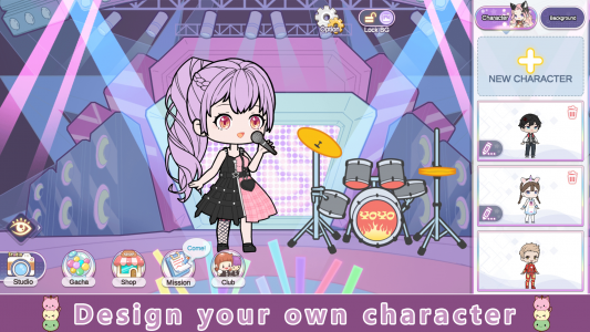 اسکرین شات 3 بازی YOYO Doll Anime Dress Up Game