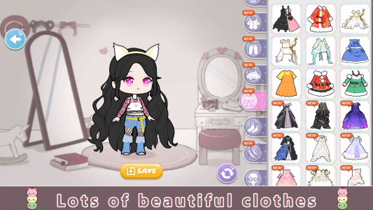 اسکرین شات بازی YOYO Doll Anime Dress Up Game 2