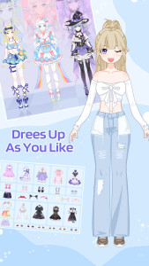 اسکرین شات 8 بازی Left or Right: Anime Dress Up