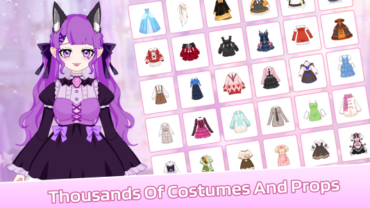 اسکرین شات 3 بازی Left or Right: Anime Dress Up