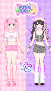 اسکرین شات 7 بازی Left or Right: Anime Dress Up