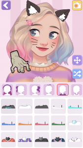 اسکرین شات بازی Vlinder Avatar Maker: dress up 1