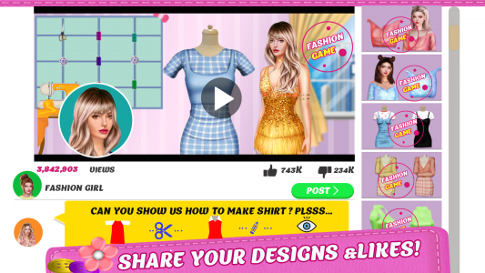 اسکرین شات بازی Fashion Tailor Games for Girls 5