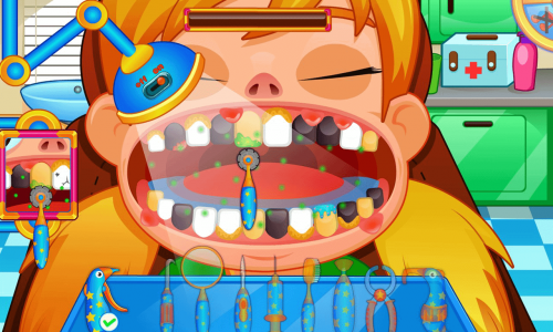 اسکرین شات بازی Fun Mouth Doctor, Dentist Game 1