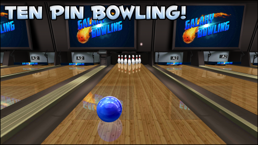 اسکرین شات بازی Galaxy Bowling 3D Free 3