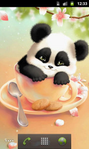 اسکرین شات برنامه Sleepy Panda Wallpaper 2