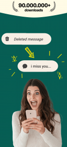 اسکرین شات 1 برنامه WAMR: Reveal deleted messages!