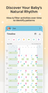 اسکرین شات 6 برنامه Baby Daybook - Newborn Tracker