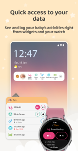 اسکرین شات 3 برنامه Baby Daybook - Newborn Tracker