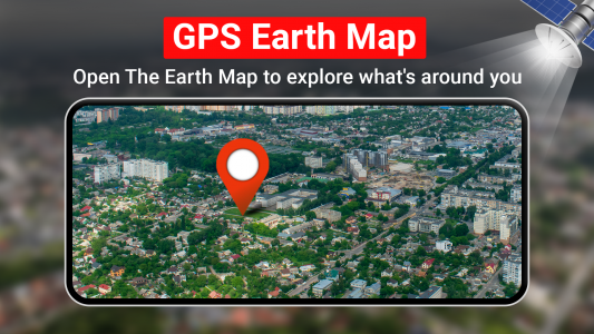 اسکرین شات برنامه GPS Earth Maps Live Navigation 1