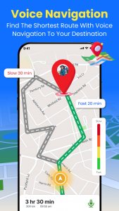 اسکرین شات برنامه Satellite Map: Route Planner 3